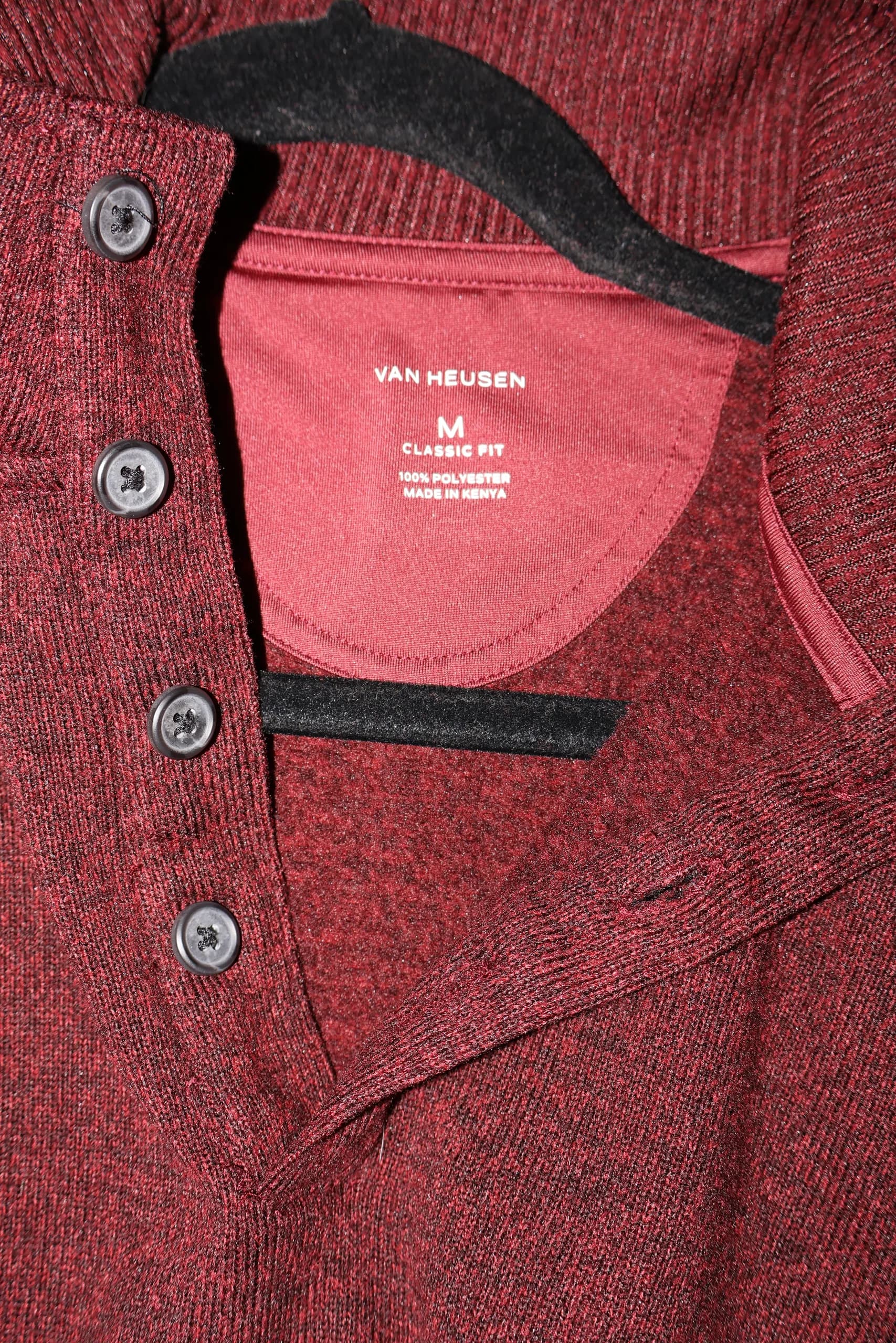 Suéter Van Heusen Vino Hombre - Cuello Alto Botones — foto 1